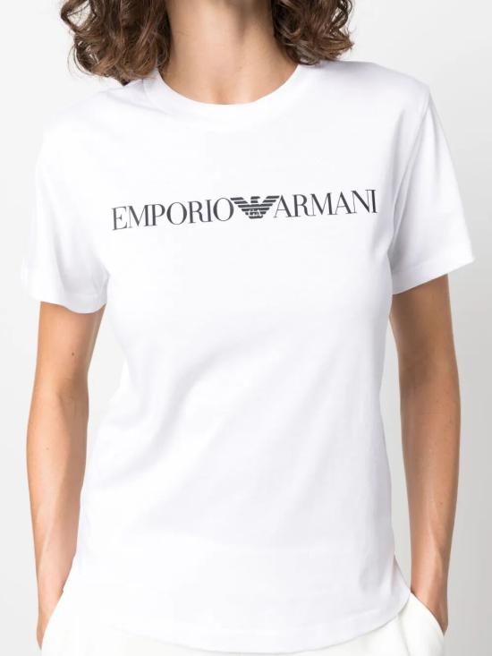 26SS 엠포리오 아르마니 반팔 티셔츠 8N2T9C2J53ZF109 WHITE - EMPORIO ARMANI