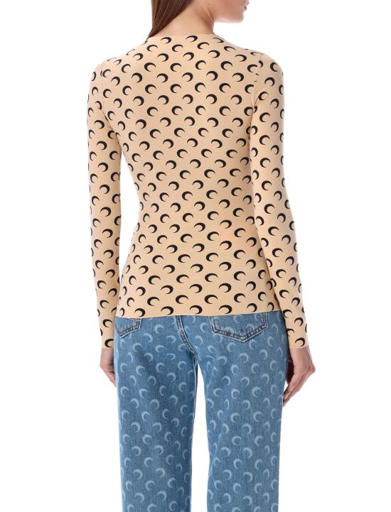 26SS 마린세르 반팔 티셔츠 WTS006ACJER0001TA10 BEIGE - MARINE SERRE