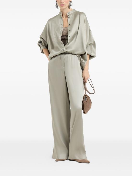 26SS 브루넬로 쿠치넬리 스트레이트 팬츠 M0C59P8942C9125 GREEN - BRUNELLO CUCINELLI