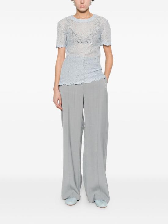 26SS 에르마노 설비노 반팔 티셔츠 D482L338EQVB4811 CLEAR BLUE - ERMANNO SCERVINO