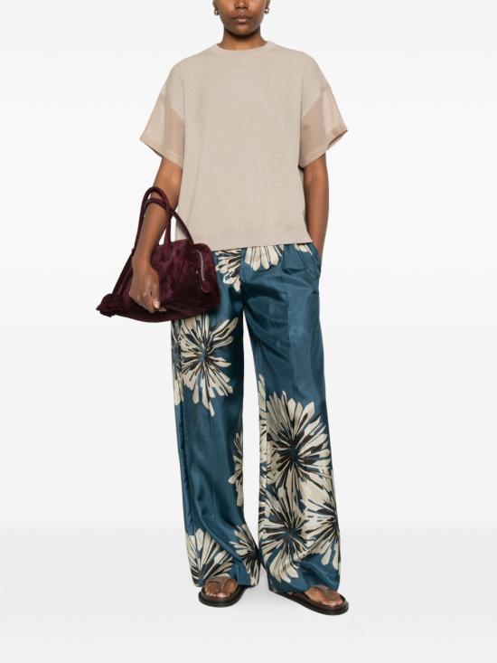 26SS 브루넬로 쿠치넬리 스트레이트 팬츠 MQ967P9229C011 BLUE - BRUNELLO CUCINELLI