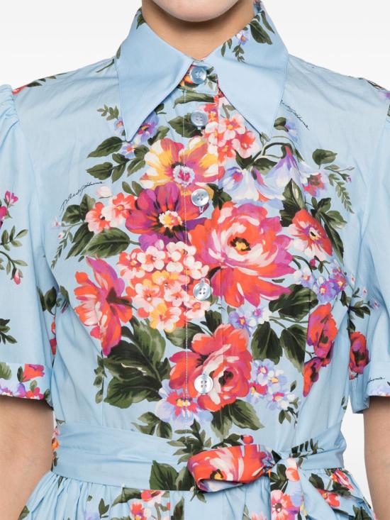 26SS 돌체앤가바나 미디 원피스 F6JFNTHS5UUHC5ZO CLEAR BLUE - DOLCE & GABBANA