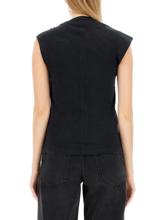 26SS 이자벨마랑 반팔 티셔츠 TS0175FAA1N41I 01BK BLACK - ISABEL MARANT