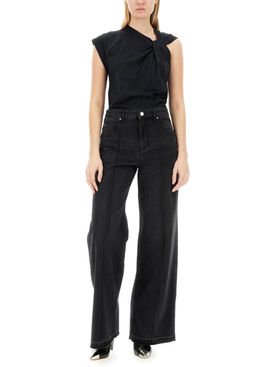 26SS 이자벨마랑 반팔 티셔츠 TS0175FAA1N41I 01BK BLACK - ISABEL MARANT