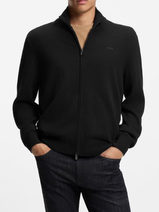 26SS 휴고보스 스웨터 50556345 001 BLACK - HUGO BOSS