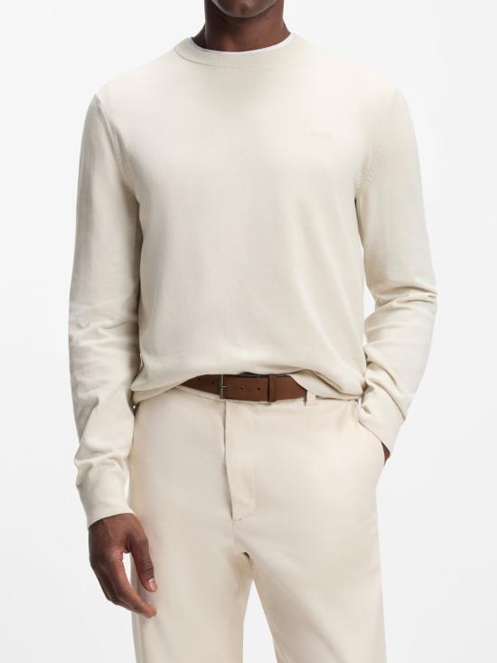 26SS 휴고보스 스웨터 50556344 131 WHITE - HUGO BOSS