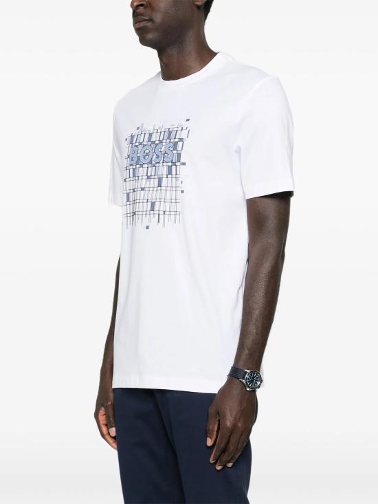 26SS 휴고보스 반팔 티셔츠 50555799 100 WHITE - HUGO BOSS