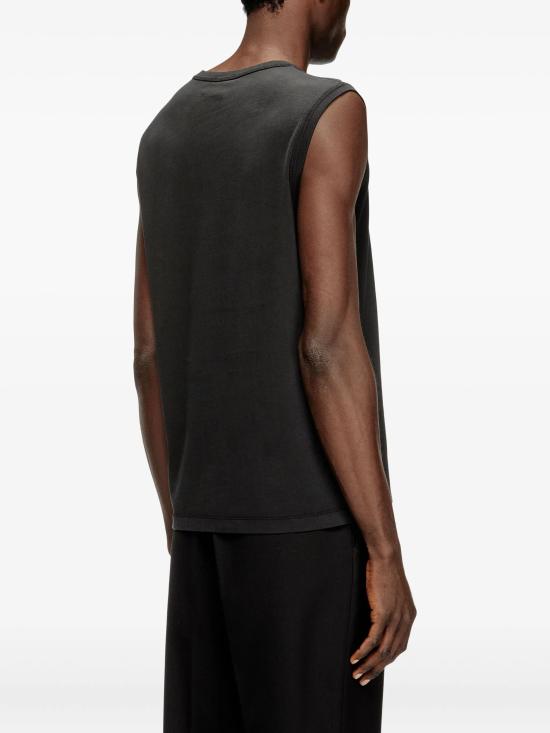 26SS 디젤 반팔 티셔츠 A217430JMBB 900 BLACK - DIESEL