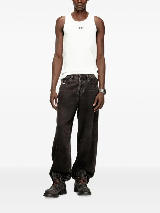 26SS 디젤 반팔 티셔츠 A217420JMBA 141 WHITE - DIESEL