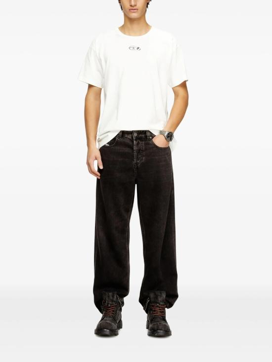 26SS 디젤 반팔 티셔츠 A202970JMBB 141 WHITE - DIESEL