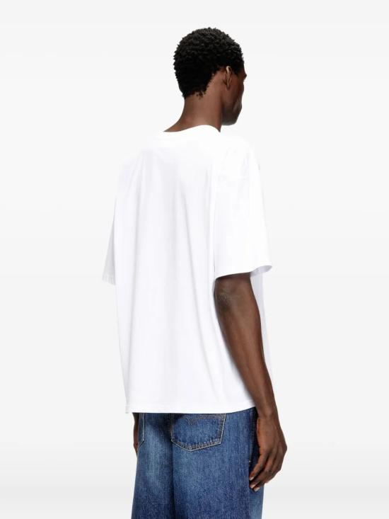 26SS 디젤 반팔 티셔츠 A200490NIAX 100 WHITE - DIESEL