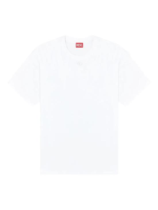 26SS 디젤 반팔 티셔츠 A200490NIAX 100 WHITE