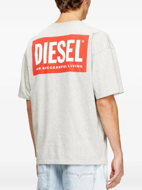 26SS 디젤 반팔 티셔츠 A200360EPCA 9CB GREY - DIESEL