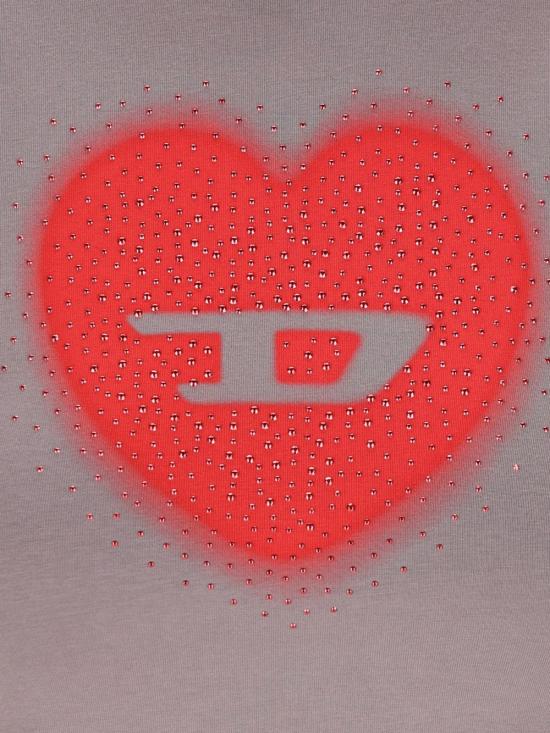 26SS 디젤 반팔 티셔츠 A209800QHHA 96I GREY - DIESEL