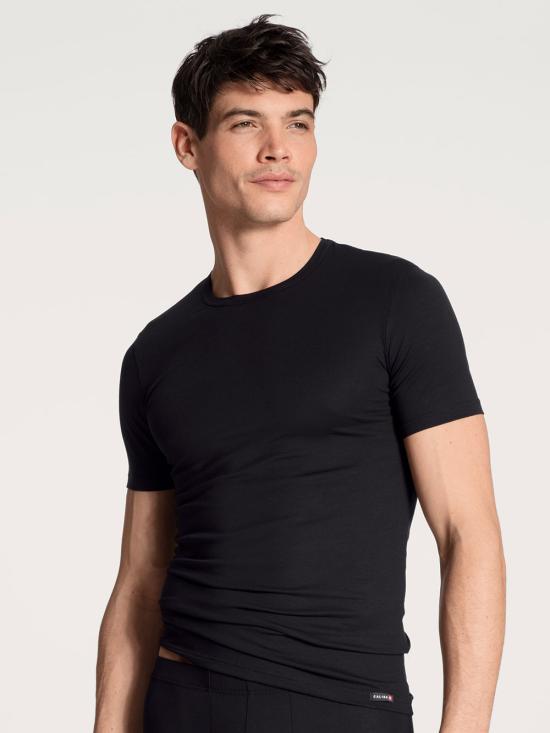 26SS 칼리다 반팔 티셔츠 14661 992 BLACK - CALIDA