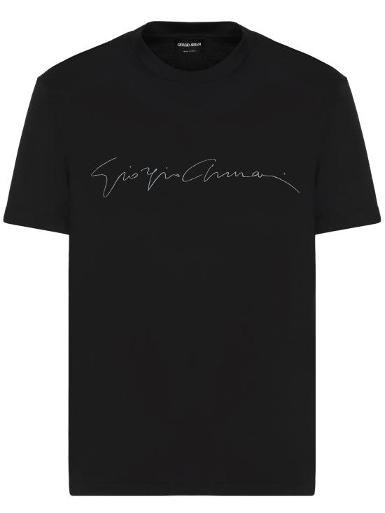 26SS 조르지오 아르마니 반팔 티셔츠 6GST56SJP4Z UC99 BLACK