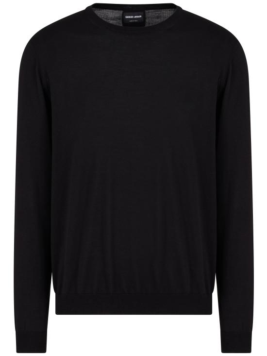 26SS 조르지오 아르마니 스웨터 3HSM37SM63Z UC99 BLACK