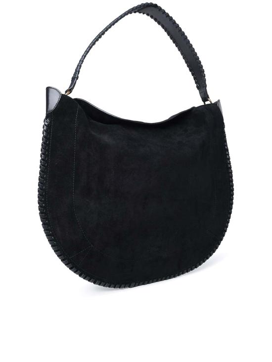26SS 이자벨마랑 오스칸 호보 소프트 스웨이드 카프스킨 레더 백 PP0200FBB2C06M 01BK BLACK - ISABEL MARANT