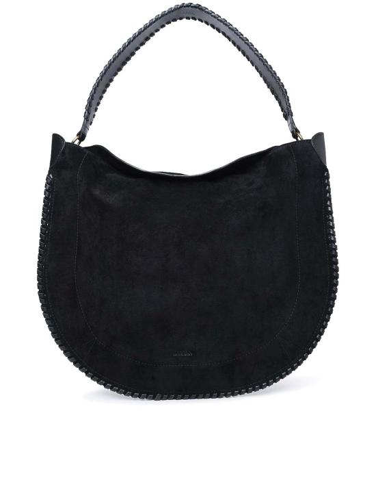 26SS 이자벨마랑 오스칸 호보 소프트 스웨이드 카프스킨 레더 백 PP0200FBB2C06M 01BK BLACK