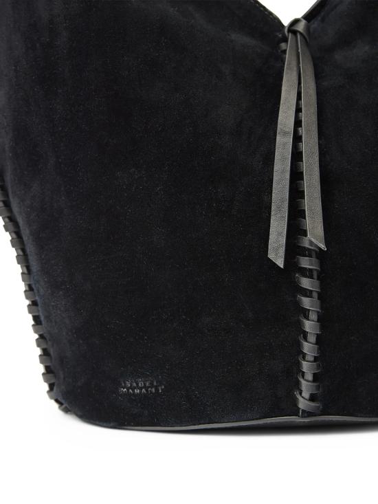 26FW 이자벨마랑 tampa 스웨이드 가죽 토트 백 PM0066FAC2C13M 01BK BLACK - ISABEL MARANT