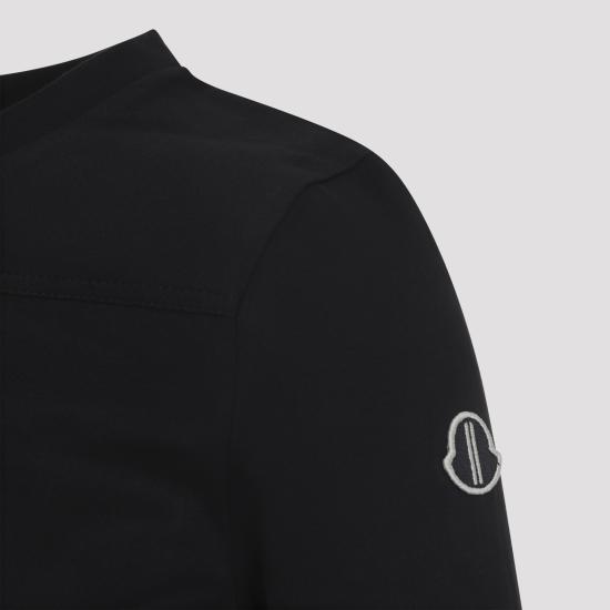 26SS 릭오웬스 몽클레어 반팔 티셔츠 MU01F8D0189AHD 999 BLACK - RICK OWENS MONCLER