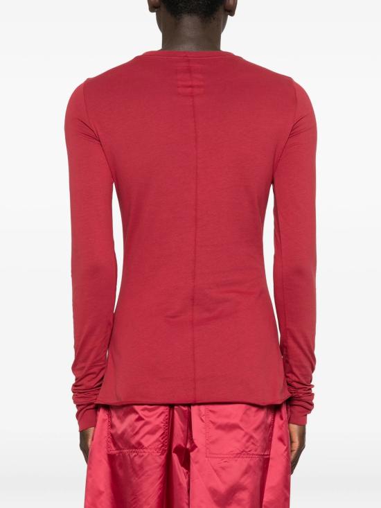 26SS 릭오웬스 몽클레어 반팔 티셔츠 MU01F8D0189AHD 46E RED - RICK OWENS MONCLER