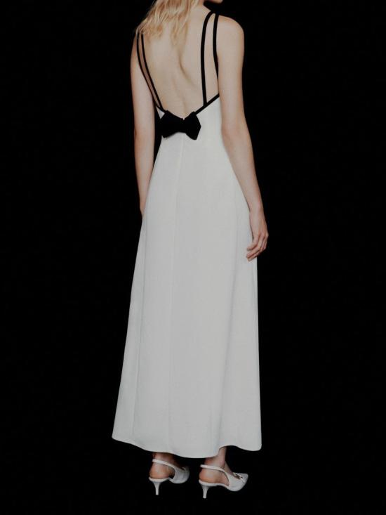 26SS 마렐라 미디 원피스 2613221113200 002 WHITE - MARELLA