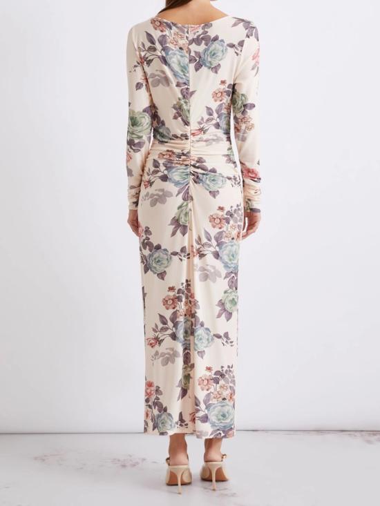 26SS 마렐라 미디 원피스 2613621081200 001 MULTICOLOUR - MARELLA