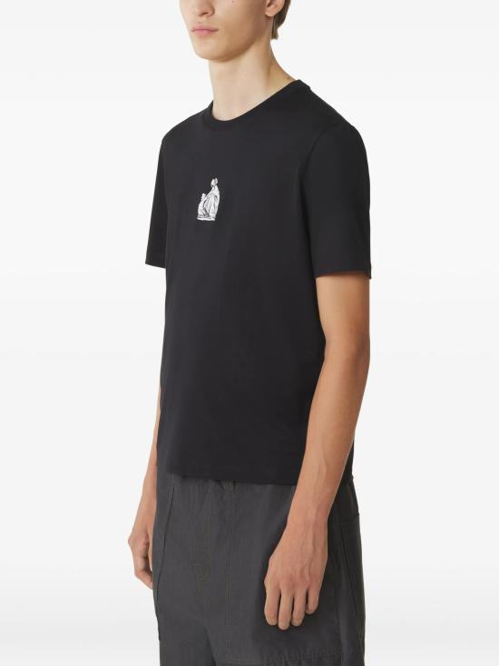 26SS 랑방 반팔 티셔츠 RMTS0012J312P26 10 BLACK - LANVIN