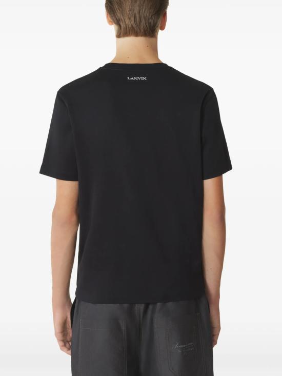 26SS 랑방 반팔 티셔츠 RMTS0012J312P26 10 BLACK - LANVIN