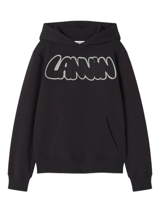 26SS 랑방 후드 티셔츠 RMHO0055F306P26 10 BLACK