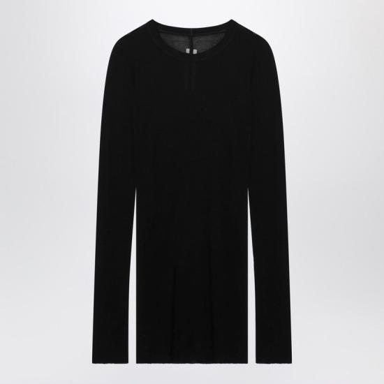 26SS 릭 오웬스 반팔 티셔츠 RU01F2250RC 09 BLACK