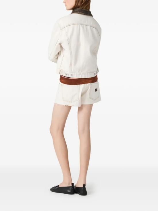 26SS 미우미우 스트레이트 팬츠 GWP602183T F0009 WHITE - MIU MIU