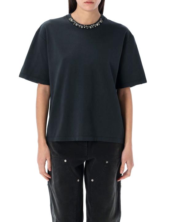 26FW 골든구스 반팔 티셔츠 GWP01874P001897 90456 BLACK