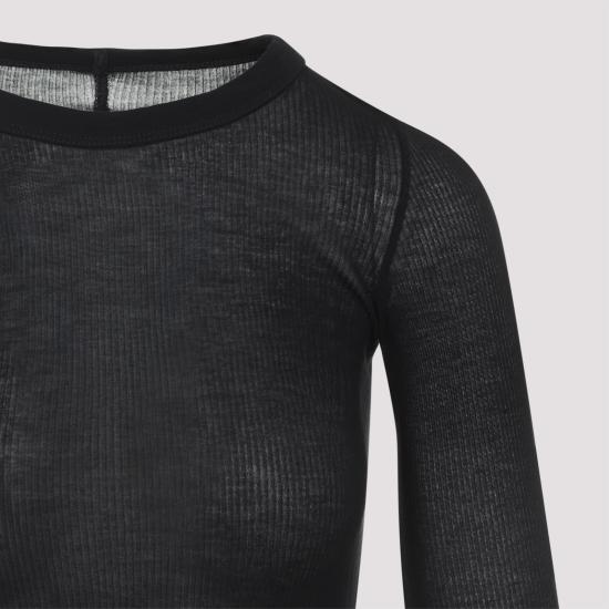 26SS 릭 오웬스 반팔 티셔츠 RP01F6202RC 09 BLACK - RICK OWENS