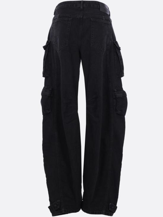 26SS 디 아티코 스트레이트 팬츠 260WCP00084DDD104AA 100 BLACK - THE ATTICO