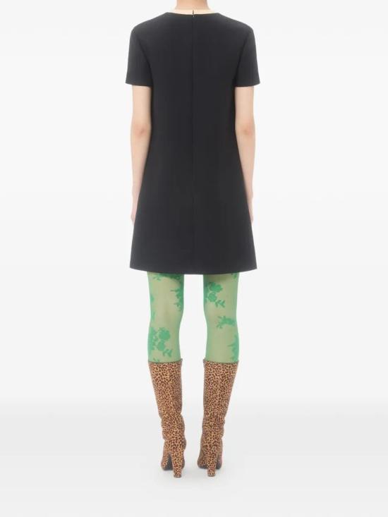 26SS 발렌티노 가라바니 미디 원피스 8B3VAJD01CF TB1 BLACK - VALENTINO GARAVANI