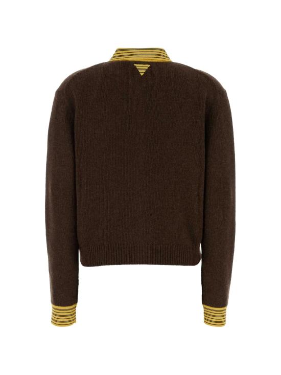 26SS 프라다 캐시미어 가디건 P25O1819IL F0324 BROWN - PRADA