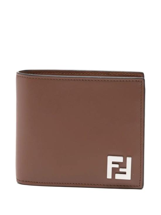 25SS 펜디 FF 스퀘어 레더 반지갑 7M0356AFF2F1SCD brown