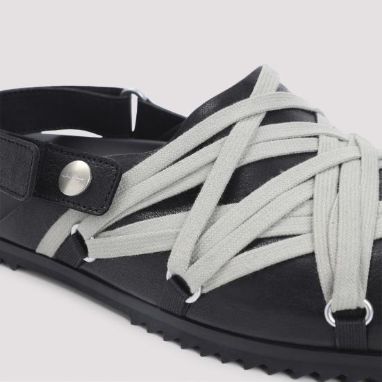 26SS 릭 오웬스 샌들 RU01F2813 LGYW109 BLACK - RICK OWENS