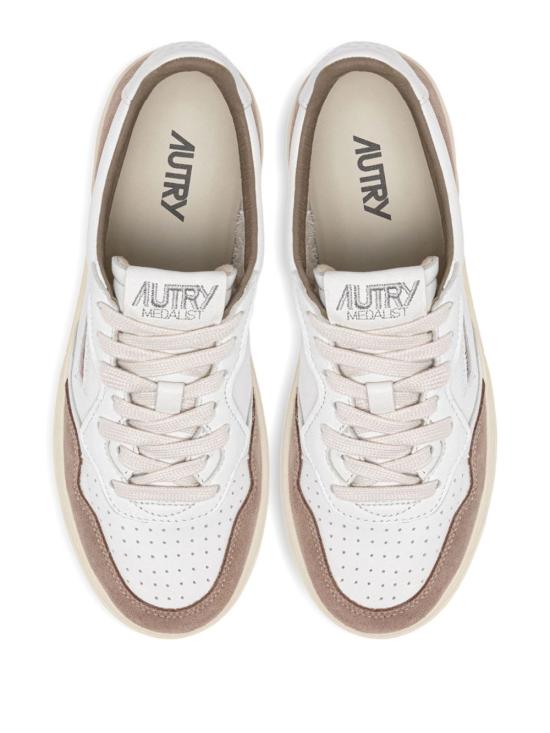 26SS 오트리 메달리스트 로우 스니커즈 AULM FT02 WHITE - AUTRY