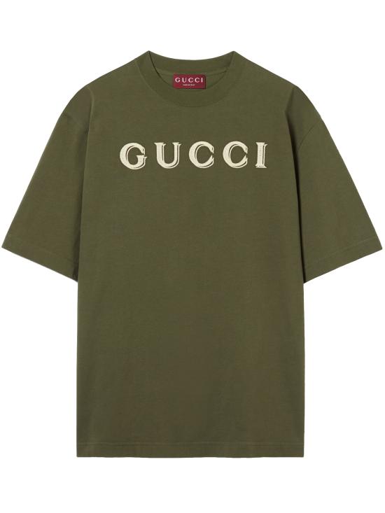 26SS 구찌 반팔 티셔츠 798115XJHN3 3254 GREEN