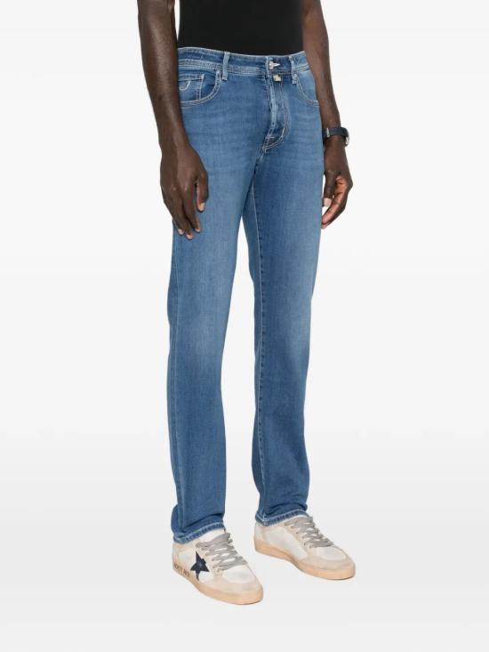 26SS 야콥코헨 스트레이트 팬츠 JUM QE004 040 P3621 V1 200D MEDIUM BLUE - JACOB COHËN