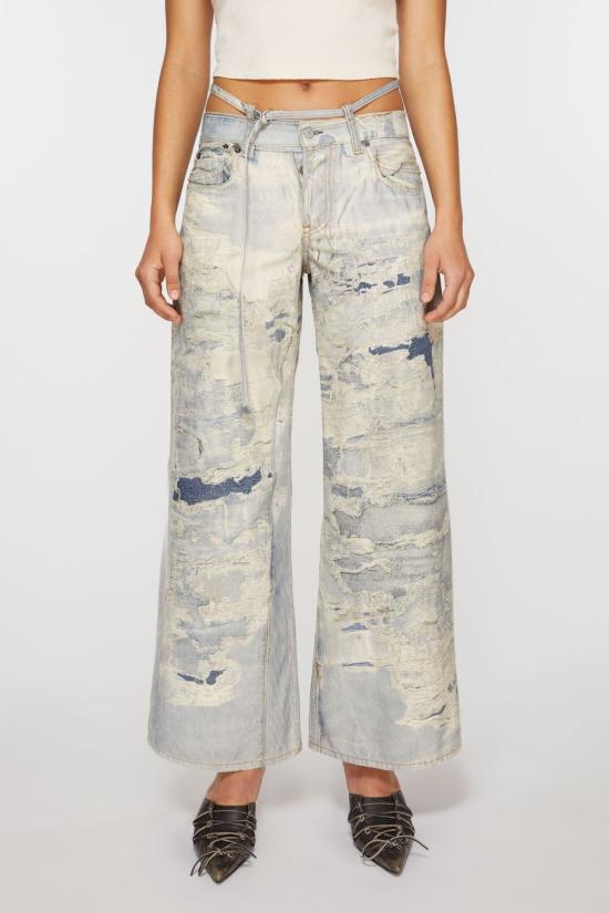 26SS 아크네 스튜디오 스트레이트 팬츠 BK0749TROU001218 BHR SLATEGREY - ACNE STUDIOS