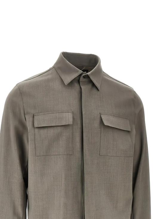 26SS 에르노 긴팔 셔츠 CM000022U33488 2600 TAUPE - HERNO