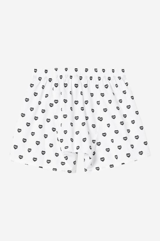 26SS 칼하트 WIP 로고 패치 복서 쇼츠 I032355 3P3XX WHITEBLACK - CARHARTT WIP