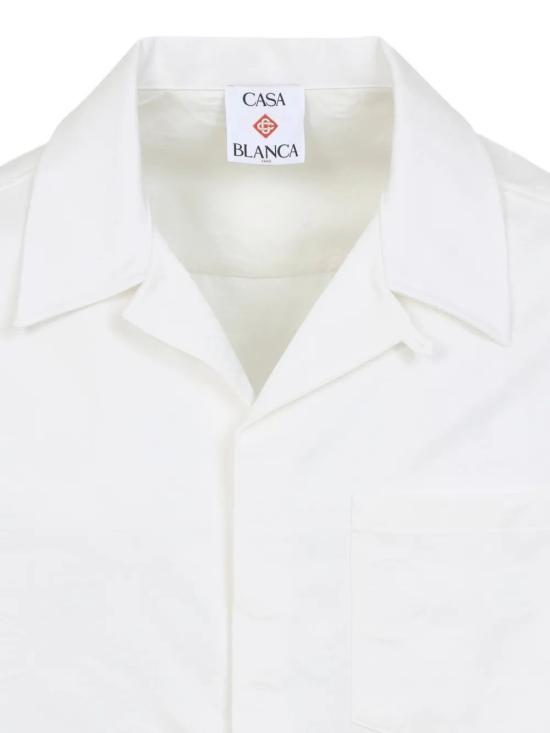 26SS 카사블랑카 긴팔 셔츠 MSP26SH22801 WHITEMONOG - CASABLANCA