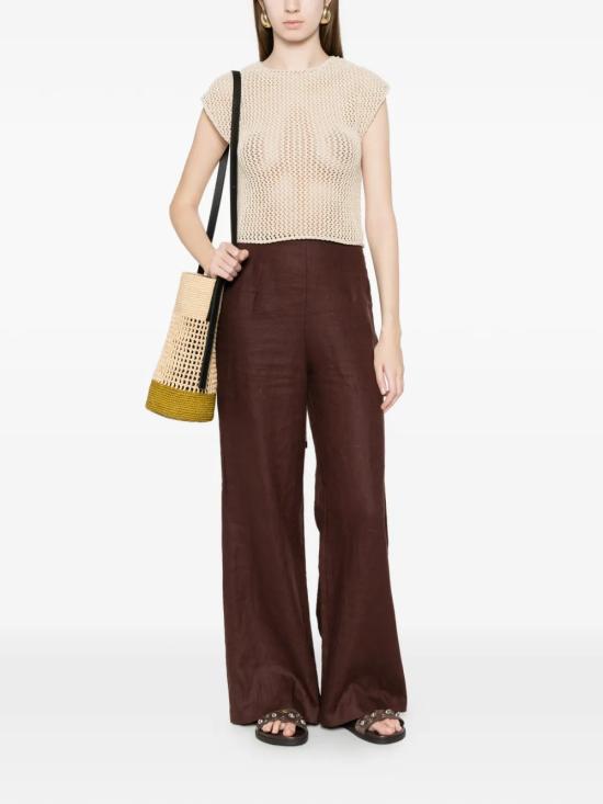 26SS 알파스튜디오 민소매 티셔츠 AD6310C2003 Beige - ALPHA STUDIO