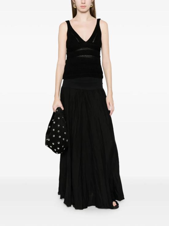 26SS 알파스튜디오 민소매 티셔츠 AD6230P2002 Black - ALPHA STUDIO