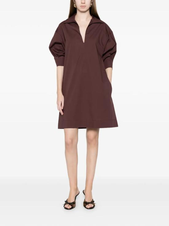 26SS 알파스튜디오 미디 원피스 AD6471O2009 Brown - ALPHA STUDIO